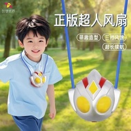 Superman Ultraman Hanging Neck Fan Boy Educational Toys Birthday Gift Electric Small Fan Kids Toys26