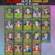 Real Madrid EA FC 25 Pokemon Holographic Cards (Bundle of 19 Cards)