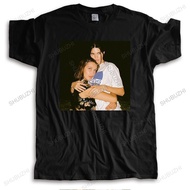 Cotton T-Shirt Men Summer Brand Tshirt streetwear cool T Shirt Kendall Jenner And Bella Hadid Half F