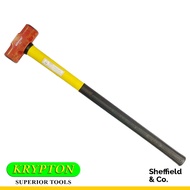 Krypton Sledge Hammer with Fiberglass Handle, 6 lbs