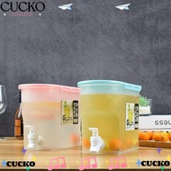 CUCKO Drink Dispenser, Restaurant Plastic Beverage Dispenser, Convenient with Faucet Fruit Teapot  Drink Water Kettle