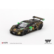 MINI GT 1:64 Corvette Z06 GT3.R #13 AWA 2025 IMSA Daytona 24 Hrs Diecast Model Car