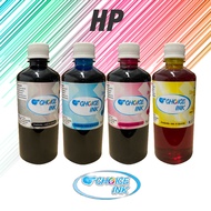 Choice Inkjet Hp 500ml. น้ำหมึกเติมรุ่น น้ำหมึกเติมใช้ได้กับทุกรุ่น All Model 4 สี (สีดำฟ้าแดงเหลือง