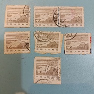 7 seeds of Chinese stamps using agricultural series worth 30