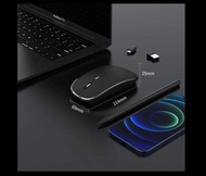tablet wireless mouse slim USB type c 2 in 1 laptop ultra thin tipis bagus mahal terbaru 2.4 ghz