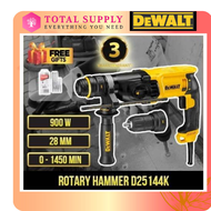 DEWALT D25144K SDS PLUS ROTARY HAMMER 3mode 900W 3.2J 28mm c/w QUICK KEYLESS CHUCK HEAD - FOC MAKITA