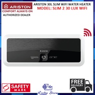 (Bulky) ARISTON ANDRIS SLIM 2 LUX 30L STORAGE WATER HEATER, WITH WIFI, SL2 30 LUX WIFI, SLIM2, MADE IN VIETNAM, SINGAPORE WARRANTY