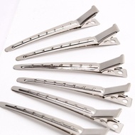 Metal Clamp Pin Cut Hair Tweezers