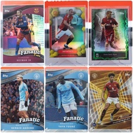 topps fan set 2024/25 Running Card/Laser Football Card topps football card