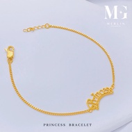 Merlin Goldsmith 916 22k Gold Princess Bracelet