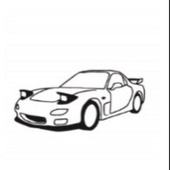 MAZDA RX7 STICKER-FRONT