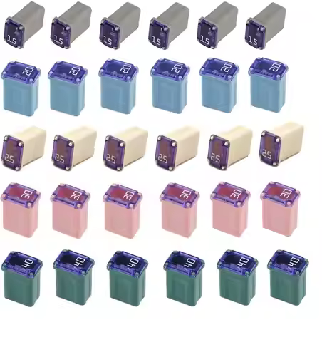 Mini Square Fuse 15A 20A 25A 30A 40A Square fuse box Automotive Car Fuse With Plastic Box