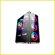 ♒ △ ✹ Keytech T850 Mid Tower Gaming PC Case Black, T850 Mid Tower Gaming Case, Tempered Glass Side