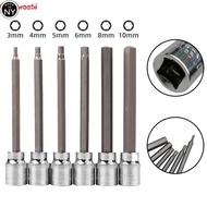 NY Hexagon Socket Bit H3 H4 H5 H6 H7 H8 H10 Hex Bit Power Tools Ratchet Socket