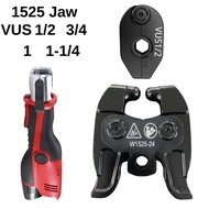 S34O Universal Hand Operated Press Jaw Set 1/2 3/4 1 1-1/4 for M12 Pipe Crimping Tool with Hard Case