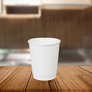 8Oz/300gsm Double Wall White Paper Cup