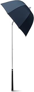 G4Free Golf Bag Umbrella for Club Protection Flex Umbrella (Navy Blue)
