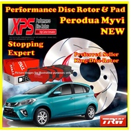 Perodua Myvi NEW TRW XPS Disc Rotor Slotted / Pemutar Cakera Kereta Berprestasi Tinggi