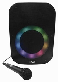 LEXIBOOK - iParty 藍牙喇叭 帶麥克風 和 多色燈光效果 揚聲器 音箱 Karaoke 卡拉OK