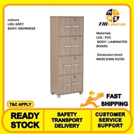 EHL FURNITURE - NAOMI 8 DOOR STORAGE BOX WITH LOCK