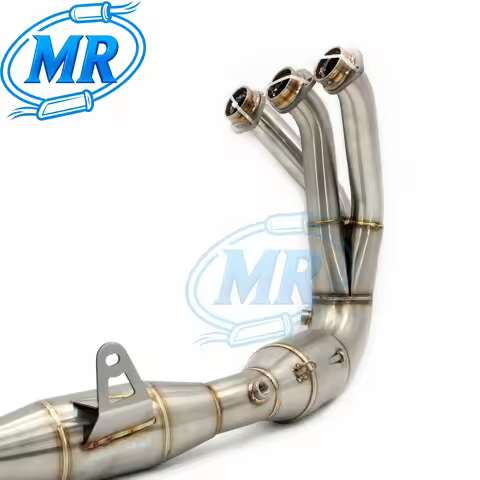 For YZF MT09 R9 FZ09 XSR900 2024 2025 Year Front Pipe Motorcycle Exhaust Systems Slip on Motocross E