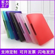 file holder file folder file organizer Candy Color Transparent Folder O-Shaped 2-Hole A4 Data Storag