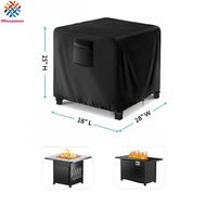 WHOOPS~28inch Square Fire Pit Cover Weather Resistant 210D420D Oxford Fabric Drawstring