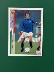 絕版罕有 Upper Deck World Cup USA 94 美國世界杯 1994年 巴里斯 Franco Baresi 意大利 Italy 巴治奧 Roberto Baggio 球員卡 足球卡 