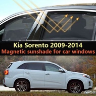 Magnetic Car Window Sunshade for Kia Sorento 2009-2014 Car Window Cover Curtains Accessories