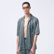 不可退換 /REBOOT-古巴領拉鍊上衣-海沫綠