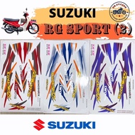 Suzuki RG110 RGV120 RU110 RGS BODY STICKER STIKER STRIPE STRIKE COVER SET COVERSET STICKER RG SPORT 110 RGV 120 RU 2 HLD