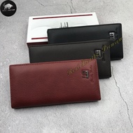 BS Leather Wallet Purse Long Wallet Men Wallet Leather Dompet Kulit Lelaki Panjang