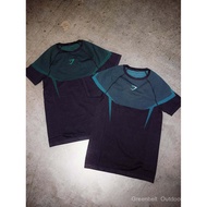 Short Sleeve Seamless gymshark onyx5.0 New Color Men's Tights Sports Fitness Training Suit Elastic T