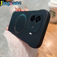 Jingsanc không khung Ốp điện thoại cho Vivo iqoo Z9 5G/iqoo Z9 TURBO/iqoo Z9 Turbo + siêu mỏng mờ cứ