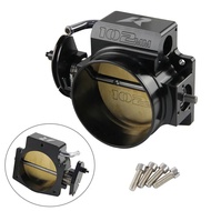 Throttle Body 102MM CNC Billet For Chevy GM Gen III LS LSX V8 Engine 4-Bolt Cable Aluminum Black/Sil