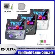 E5 Ultra Handheld Game Console 5 inch IPS Screen PS2 Android Console With Free DIY Fan Storage Bag