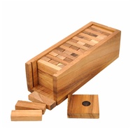 Wood Tumbling Tower Game - Perfect for Party Games Outdoor Games for Adults and Family Classic Stack