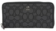 [COACH] Women s Signature PVC Zip Around Wallet, Style F54630