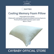 Caytex Premium Organic Bamboo Cooling Memory Foam Pillow