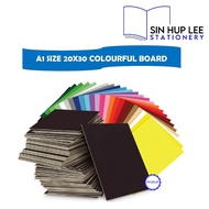 A1 Size (20 x 30) Colourful Mounting Board / Modelling Board (Brown /White )