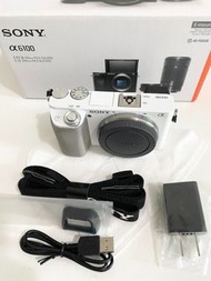 Sony a6100 Mirrorless Camera Body (White)(Pre-Owned/二手)(Like New/幾乎全新)