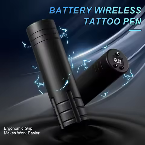 Wireless Cartridge Tattoo Machine Pen Direct Drive Lightweight Portable Easy to Use for Beginner Tat