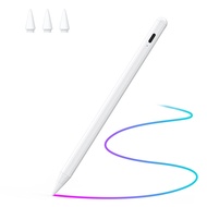 [ใหม่ล่าสุด pencil] ปากกาไอแพด วางมือบนจอ+แรเงาได้ ปากกาสไตลัส Stylus Pen สำหรับ iPad Air5 Air4 Air3 Gen109876 Mini65 Pro1112.9 2018-2024 ปากกาสไตลัส