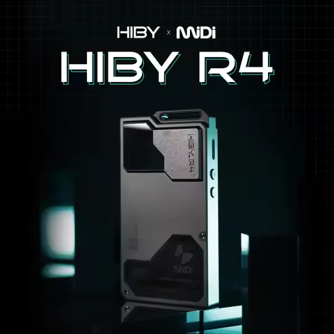 HiBy R4 MiDi Version ES9018Q2M*4 Android 12 HiFi Music Player MP3 Audio Bluetooth WiFi DSD256 MQA 16