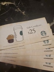 Starbucks coupon 星巴克禮券