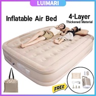 Inflatable Air Bed Mattress With Electric Pump Indoor Outdoor Camping Sleeping Comfort Inflatable Fl