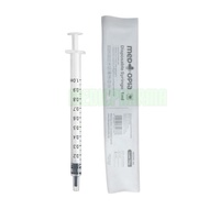Medtopia 1ml Disposable Syringe | 1cc Medical Syringe | Small Capacity Precision Syringe | Liquid Me