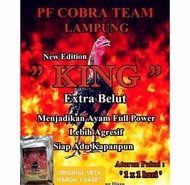 JAMU KING EXTRA BELUT VITAMIN AYAM AGRESIF NEW EDITION AYAM FULL POWER PERSEDIAAN HEWAN