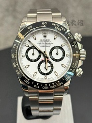 【經典白地】95新 ROLEX 勞力士 地通拿 迪通拿 DAYTONA 116500 WHITE 116500LN-0001 熊貓迪 白鋼迪 白迪 白地 熊貓