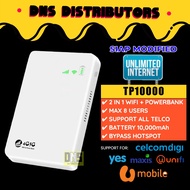 4G LTE MiFi TP10000 Modified Unlimited WiFi Hotspot 4G 5G Portable Router With 10000mAh Powerbank